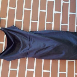 Planet Gold Juniors Satin Dress Black Hardware Detail Fitted xs